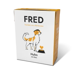 FRED Huhn mit Reis – Nassfutter für Hunde, monoprotein & glutenfrei