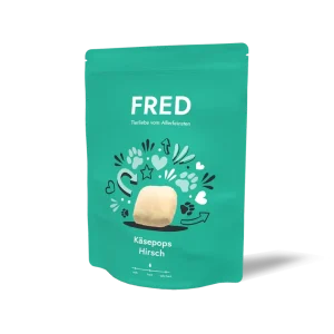 FRED Käsepops – Knuspriger Käse-Hundesnack, 110 g