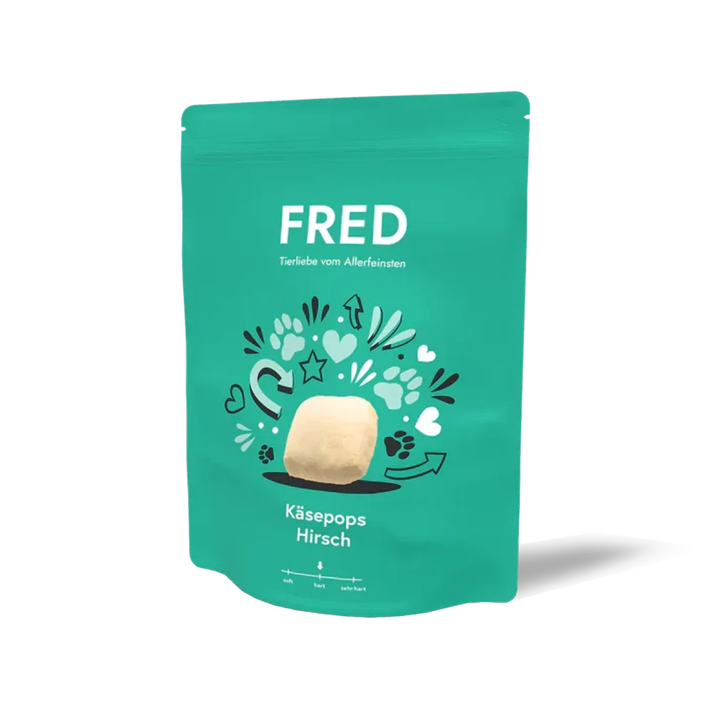 FRED Käsepops – Knuspriger Käse-Hundesnack, 110 g