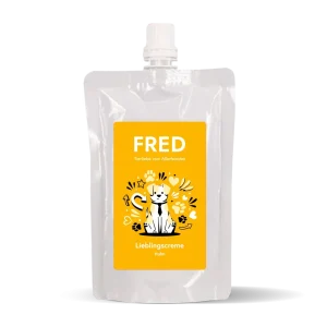 FRED Lieblingscreme Huhn – Cremiger Hundeснack mit Hühnerleber, 100 g