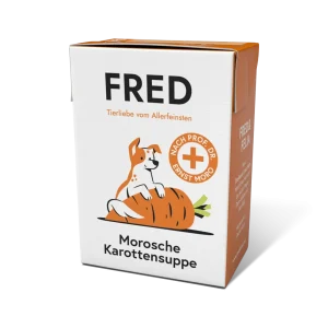 FRED Morosche Karottensuppe – Ergänzungsfutter für Hunde bei Durchfall
