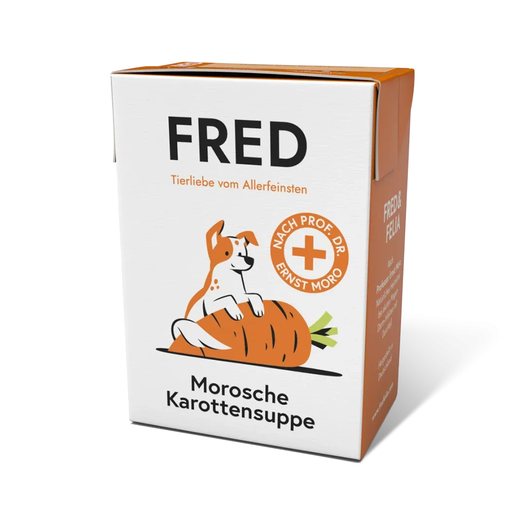 FRED Morosche Karottensuppe – Ergänzungsfutter für Hunde bei Durchfall