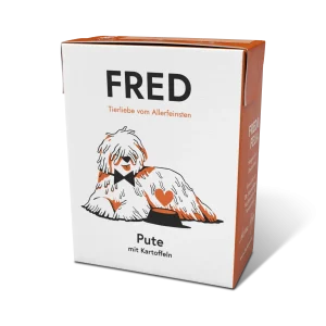 FRED Pute mit Kartoffeln – Nassfutter für Hunde, monoprotein & getreidefrei