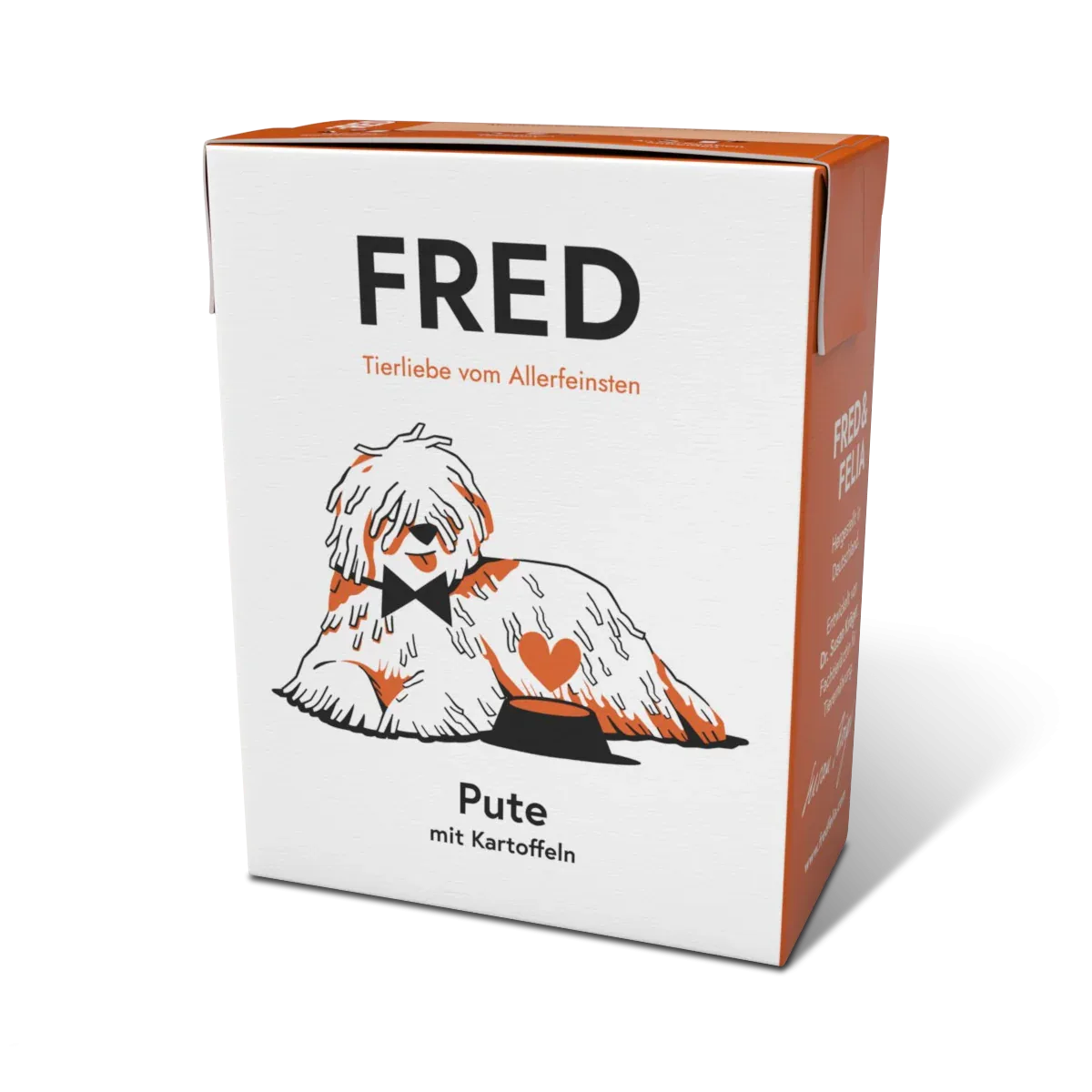FRED Pute mit Kartoffeln – Nassfutter für Hunde, monoprotein & getreidefrei