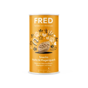 FRED Snacks – Glutenfreie Hundesnacks, schonend gebacken, 250 g