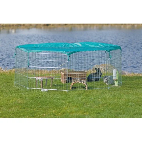 Freilaufgehege für Kleintiere mit Schutznetz - Image 2