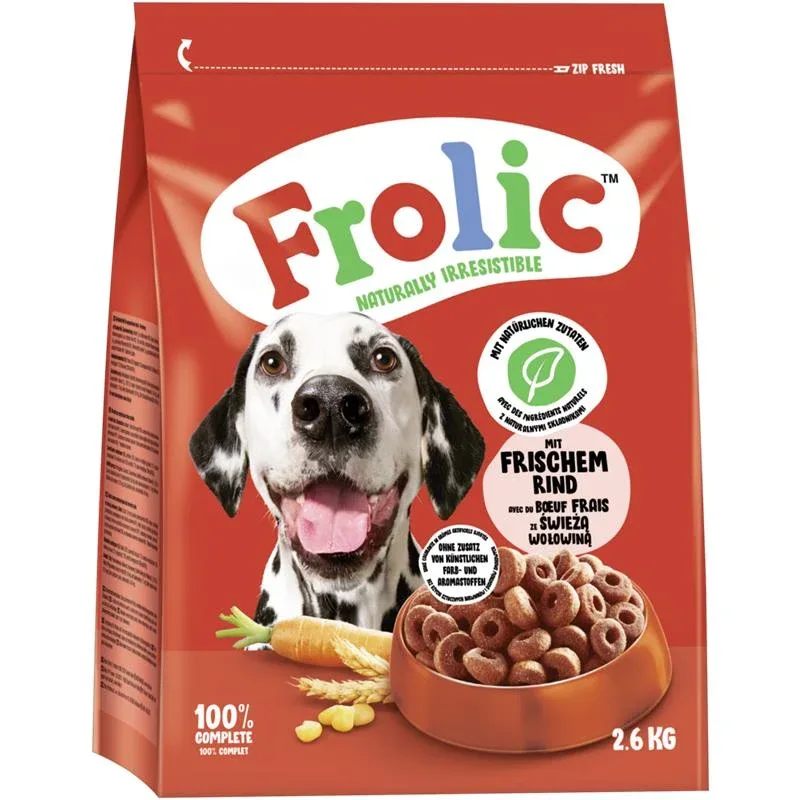 Frolic Trockenfutter Rind