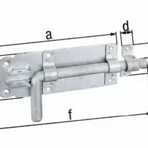 GAH Alberts Bolzenr. L.180mm B.70mm STA TZN Ausschub 49mm - 124366 - HaustierPro