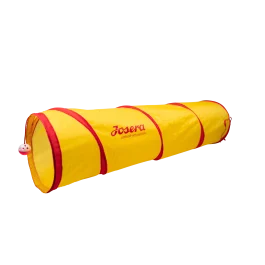 Gelber Katzentunnel für ganz viel Spielspaß ♥ Josera