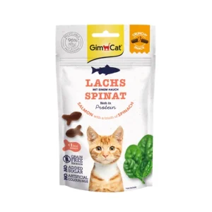 GimCat Crunchy Snacks Lachs & Spinat