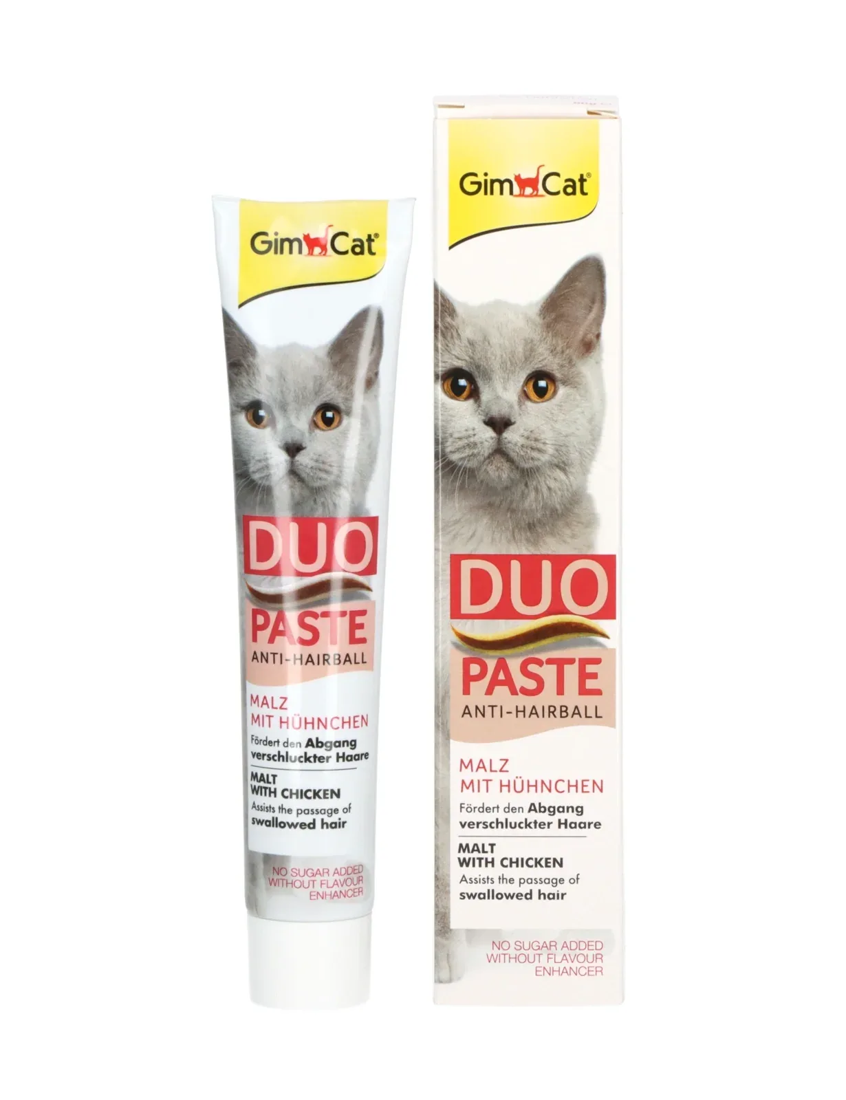 GimCat DUO Paste Anti-Hairball Malz mit Huhn