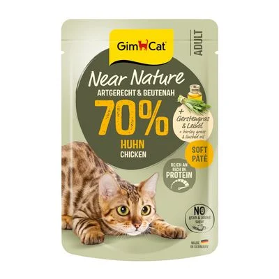 GimCat Near Nature 16 x 85 g Huhn