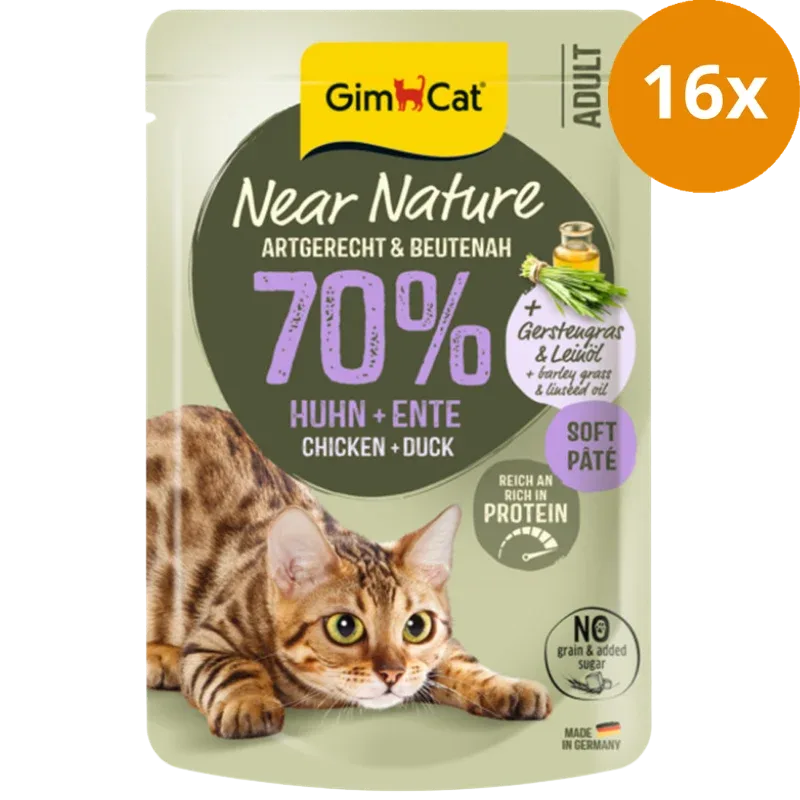 GimCat Near Nature Huhn & Ente 85 g - Image 2