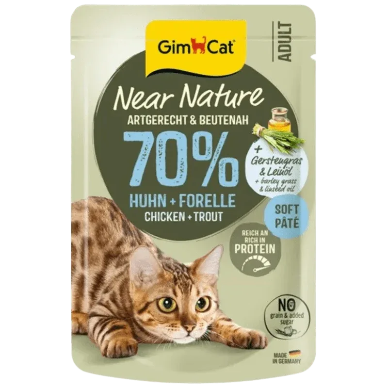 GimCat Near Nature Huhn & Forelle