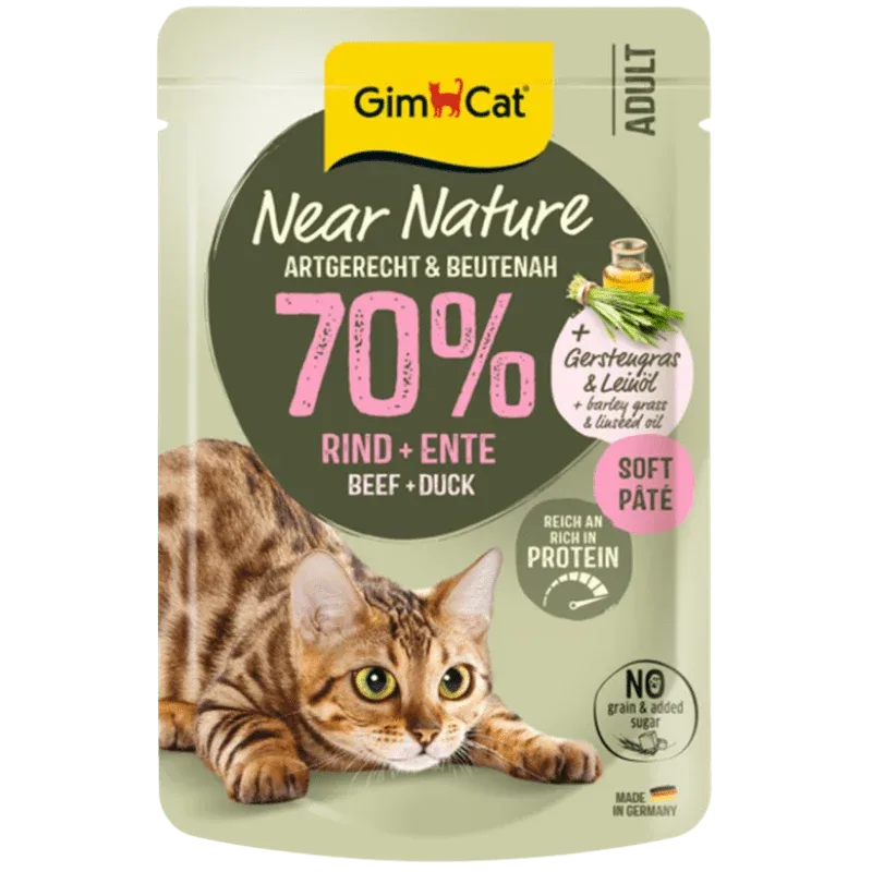GimCat Near Nature Rind & Ente