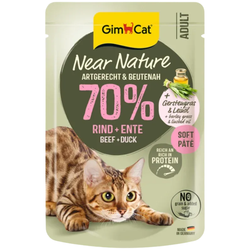 GimCat Near Nature Rind & Ente 85 g