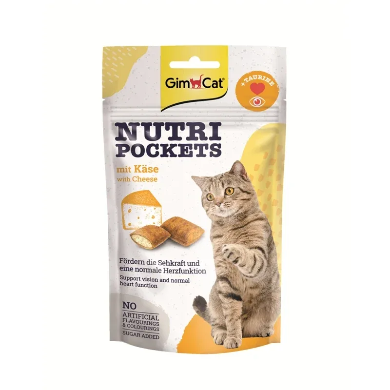 GimCat Nutri Pockets Käse+Taurin