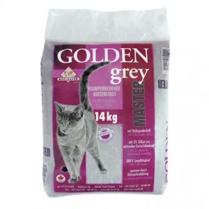 Golden Grey Master mit Babypuderduft Katzenstreu
