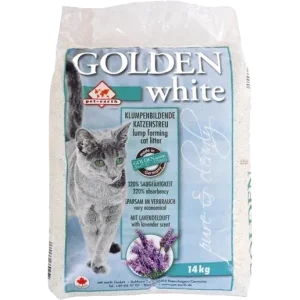 Golden White Katzenstreu mit Lavendelduft