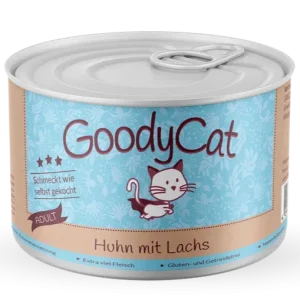 Goody Cat Adult Huhn mit Lachs, Rind & Süßkartoffel 180 g