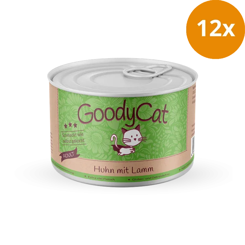 Goody Cat Adult Huhn mit Lamm, Kürbis & Tomate 180 g - Image 2