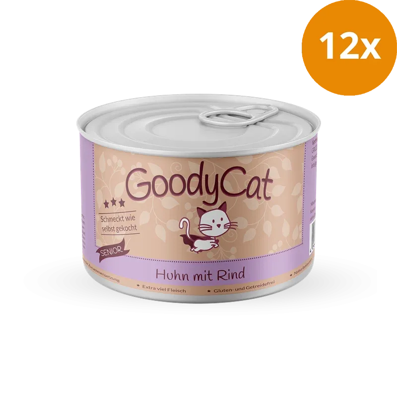 Goody Cat Senior Huhn mit Rind & Ente 180 g - Image 2