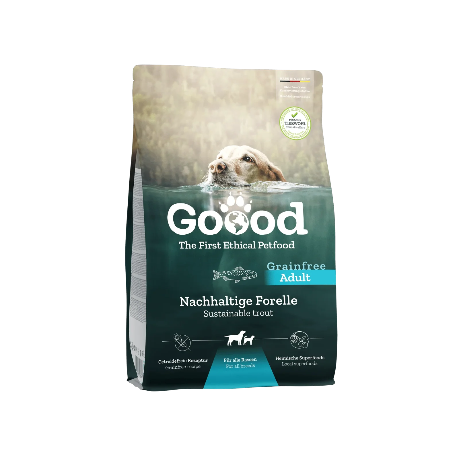 GOOOD Adult Nachhaltige Forelle Trockenfutter