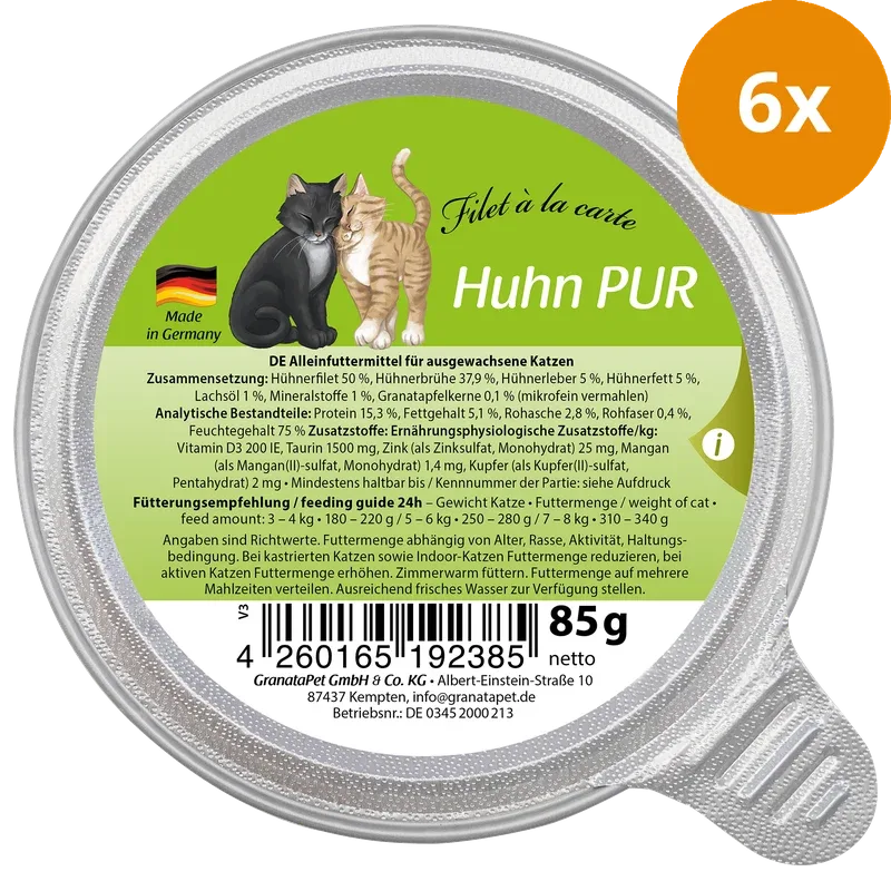 GranataPet Filet à la carte Huhn PUR 85 g - Image 2