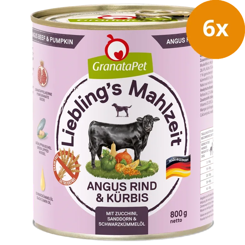 GranataPet Liebling's Mahlzeit Angus Rind & Kürbis 800 g - Image 2