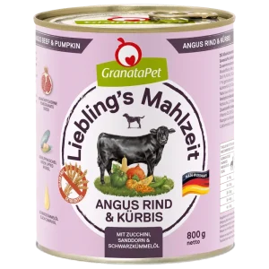 GranataPet Liebling's Mahlzeit Angus Rind & Kürbis 800 g
