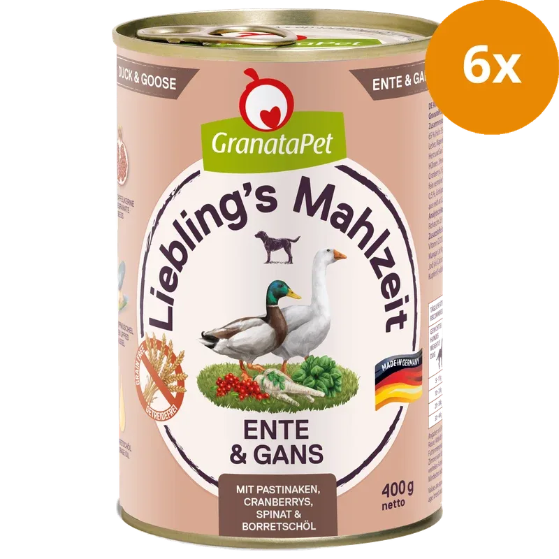 GranataPet Liebling's Mahlzeit Ente & Gans 400 g - Image 2