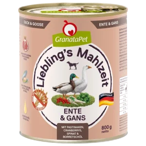 GranataPet Liebling's Mahlzeit Ente & Gans 800 g