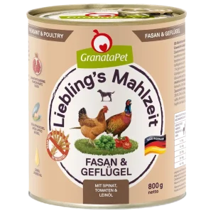 GranataPet Liebling's Mahlzeit Fasan & Geflügel 800 g