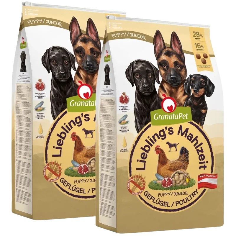GranataPet Liebling's Mahlzeit Geflügel Junior 10 kg - Image 2