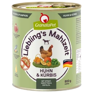 GranataPet Liebling's Mahlzeit Huhn & Kürbis 800 g