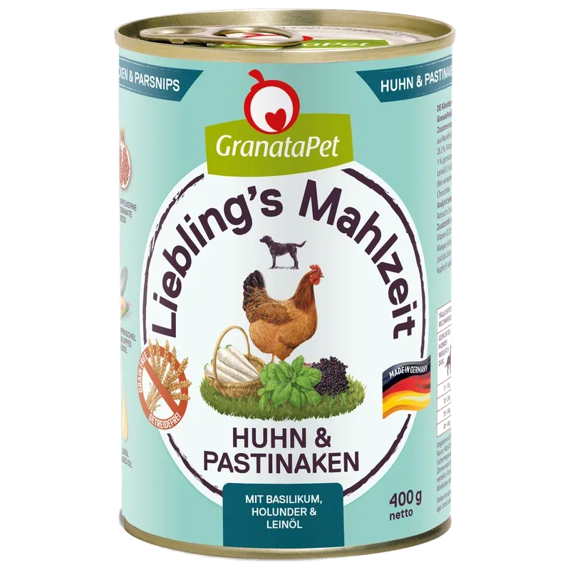 GranataPet Liebling's Mahlzeit Huhn & Pastinaken 400 g
