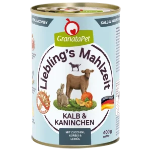 GranataPet Liebling's Mahlzeit Kalb & Kaninchen 400 g