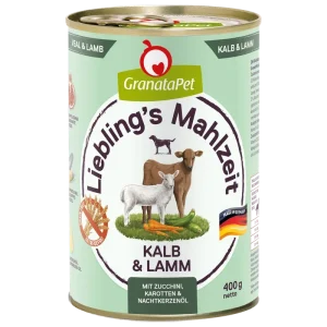 GranataPet Liebling's Mahlzeit Kalb & Lamm 400 g