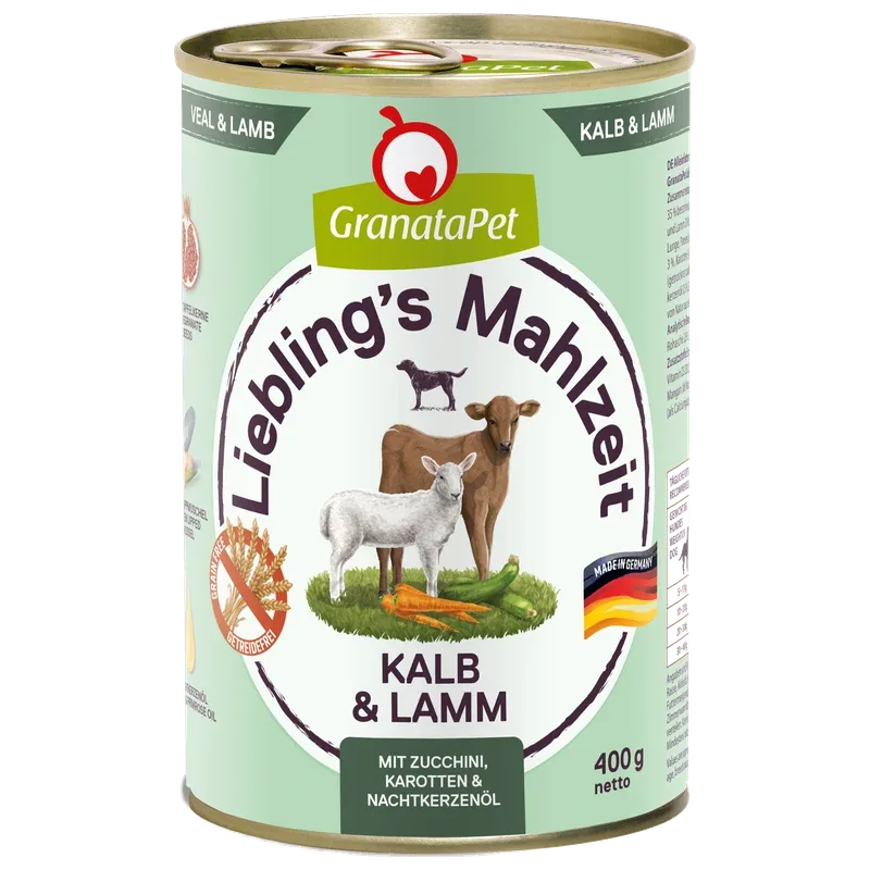 GranataPet Liebling's Mahlzeit Kalb & Lamm 400 g