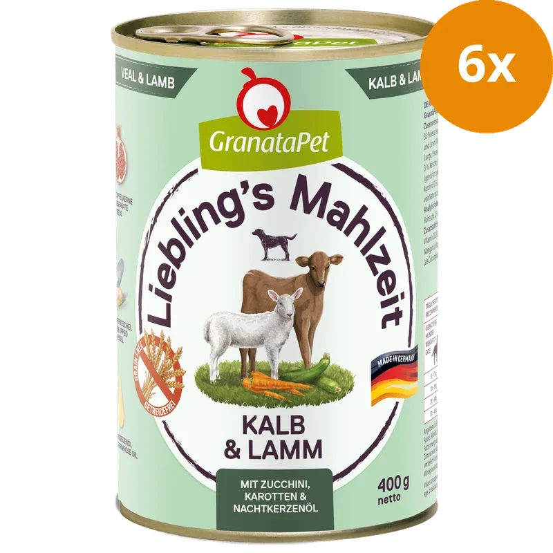 GranataPet Liebling's Mahlzeit Kalb & Lamm 400 g - Image 2