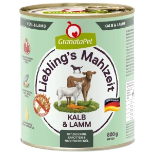 GranataPet Liebling's Mahlzeit Kalb & Lamm 800 g