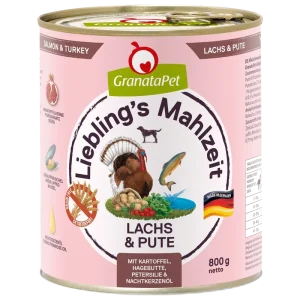 GranataPet Liebling's Mahlzeit Lachs & Pute 800 g
