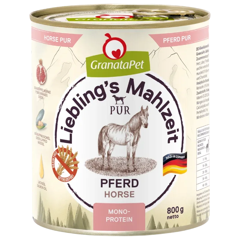 GranataPet Liebling´s Mahlzeit PUR Pferd 800 g