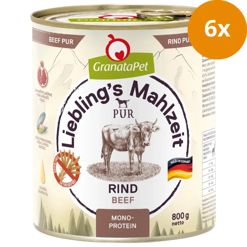GranataPet Liebling´s Mahlzeit PUR Rind 800 g - Image 2