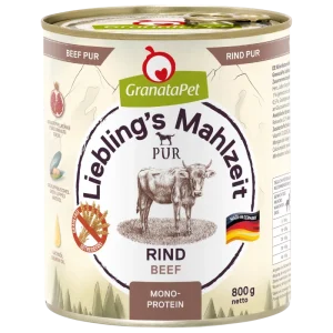 GranataPet Liebling´s Mahlzeit PUR Rind 800 g