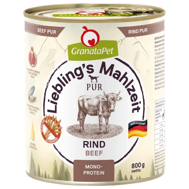 GranataPet Liebling´s Mahlzeit PUR Rind 800 g