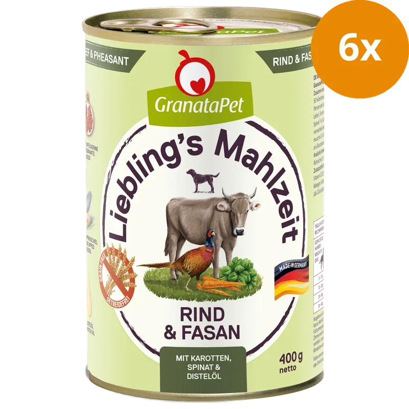 GranataPet Liebling's Mahlzeit Rind & Fasan 400 g - Image 2