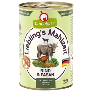 GranataPet Liebling's Mahlzeit Rind & Fasan 400 g