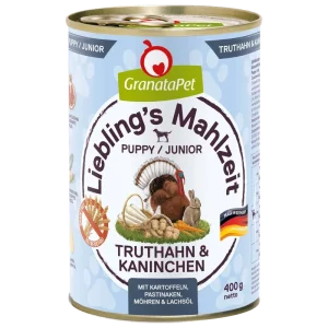 GranataPet Liebling's Mahlzeit Truthahn & Kaninchen Junior 400 g