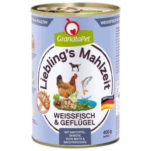 GranataPet Liebling's Mahlzeit Weißfisch & Geflügel 400 g